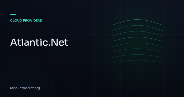 Atlantic.Net cloud hosting shown as a contour line motif