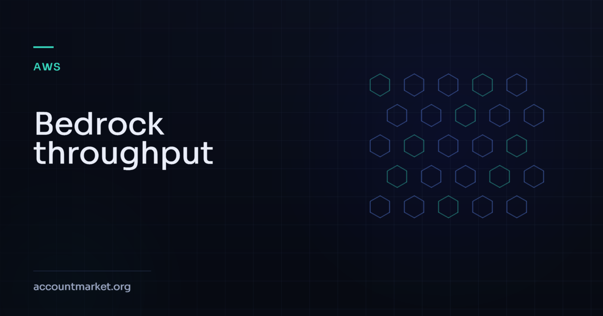 Hexagonal mesh motif representing Amazon Bedrock model routing