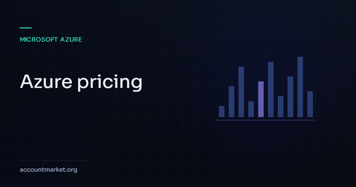 Azure pricing tiers and commitments shown as a column motif