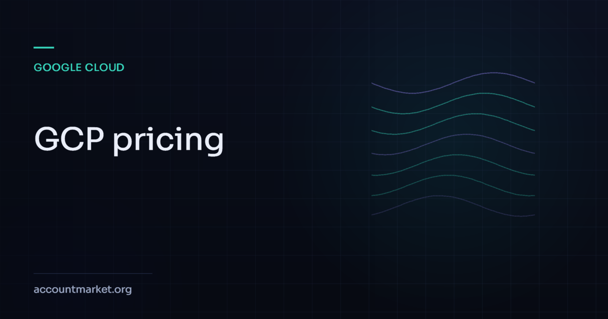 Google Cloud pricing and sustained use discounts shown as a wave motif