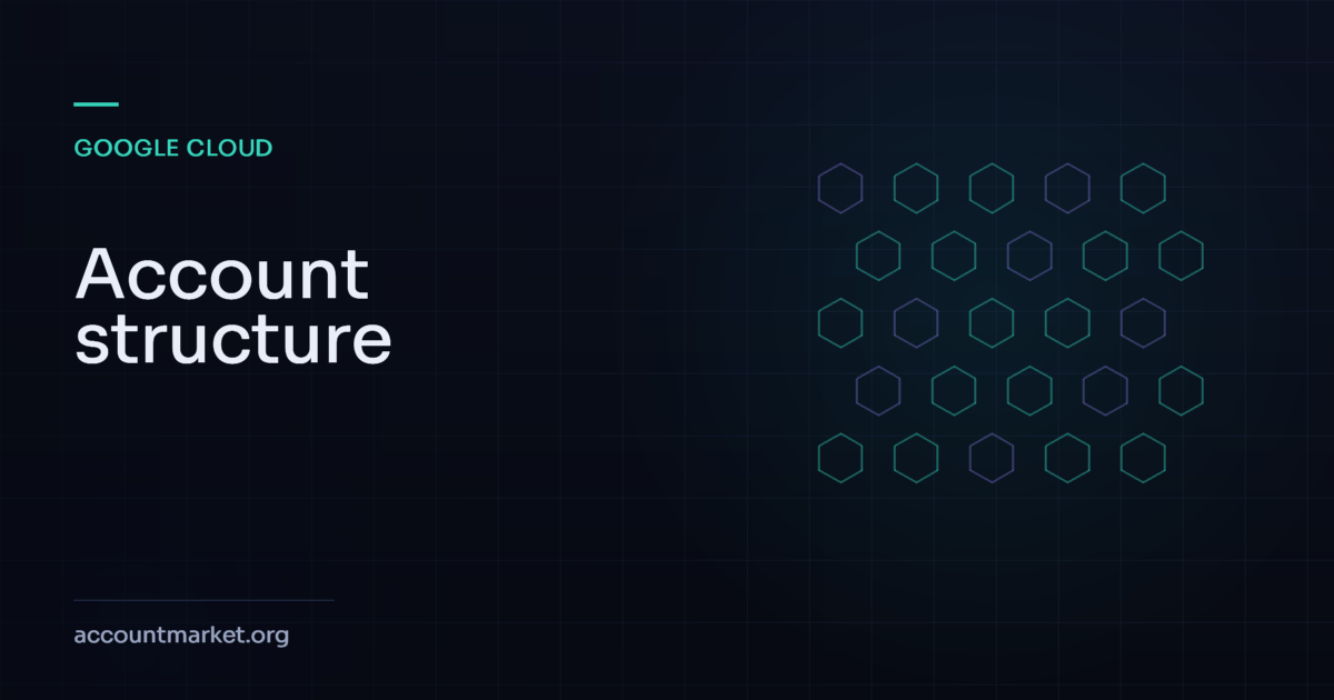 Mesh motif representing Google Cloud project and billing structure