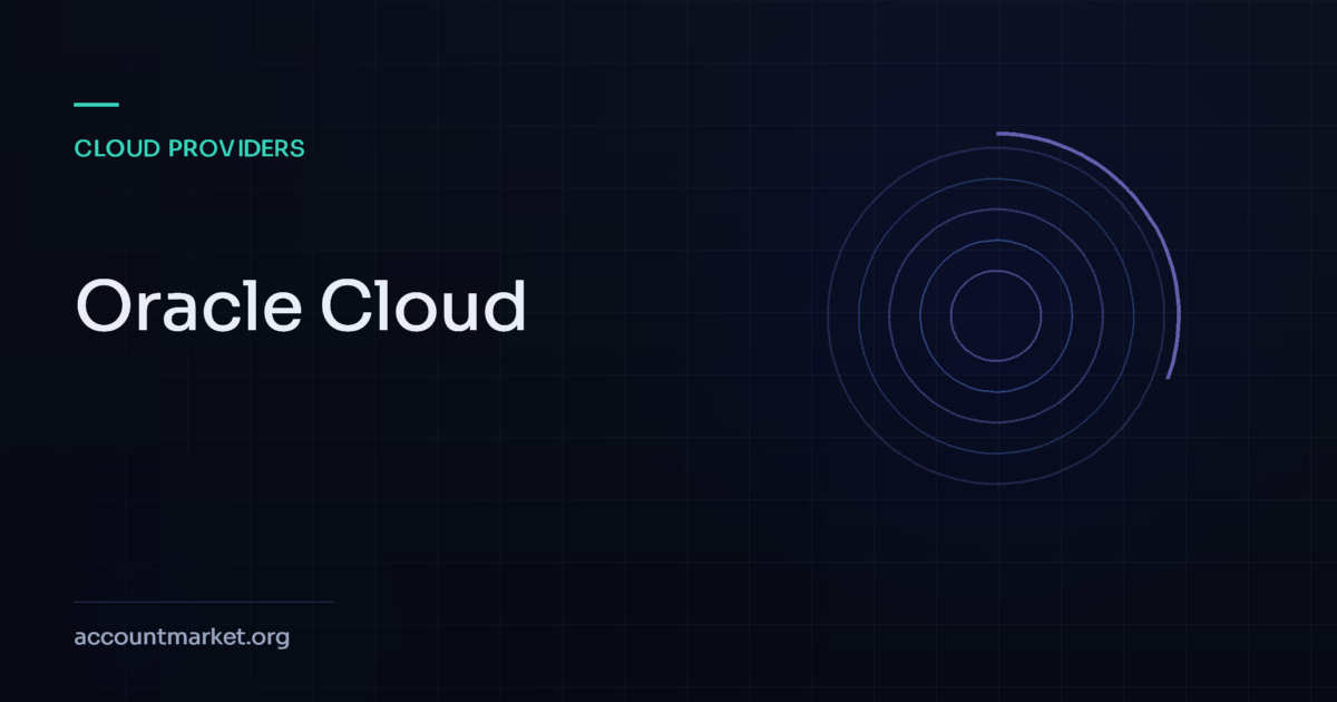 Oracle Cloud free tier allowances shown as concentric rings
