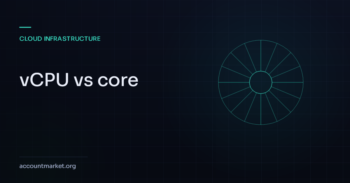 Radial spoke motif representing CPU core allocation